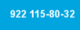 922 115-80-32